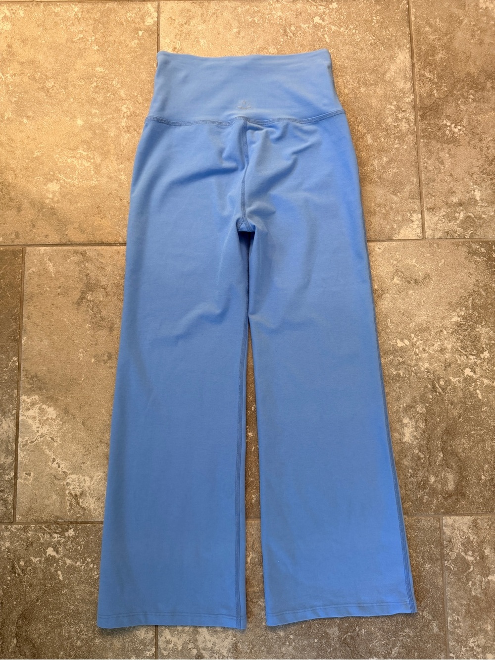 Beyond Yoga Blue High Waisted Wide Leg Yoga Pants Medium